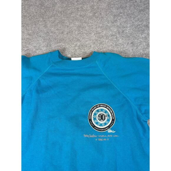 Vintage 90s Harley Davidson 90th Anniversary Sweatshirt Mens L Streetwear Biker - Picture 4 of 7